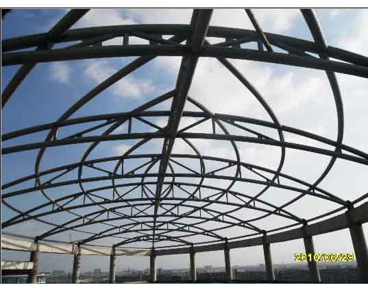 河西中煤朔州宾馆管桁架工程